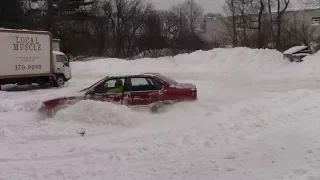 Subaru Legacy Snow Day