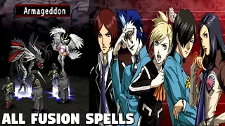 Persona 2 Innocent Sin - ALL Fusion Spells