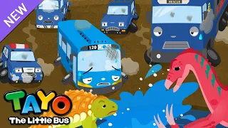 @RESCUETAYO in Dino World🦖 #6 Bubbling Dinosaur Bath | Learn Dinosaurs with Rescue Team