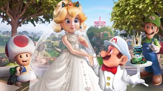 The Super Mario Bros Movie Wedding Princess Peach and Mario get married  ❤️✨ Kluz cartoon ironic art