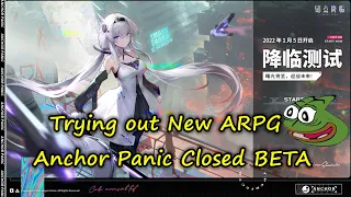 Trying out new ARPG, Anchor Panic CBT