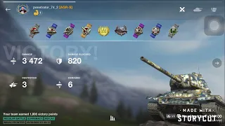 WoT Blitz Konstrukta T-34/100 3.4k dmg 3 kills | ace gameplay