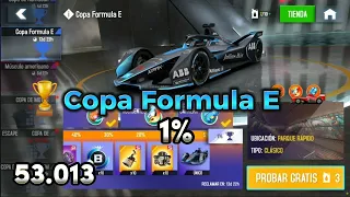 Asphalt 8, 🏆Copa Formula E 🏎, 1%✅️, 53.013 🏁