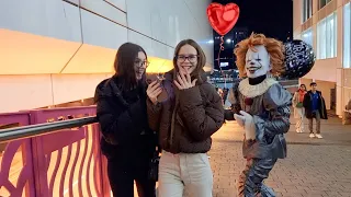 Crazy Pennywise Prank/ Funniest Reactions 🎃