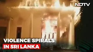 Lanka PM Quits, Rajapaksa Family Home Set On Fire Amid Clashes