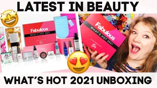 Latest In Beauty X Fabulous What's Hot 2021 Beauty Box Unboxing!