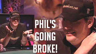 Hellmuth FUMING after getting FELTED! Crazy poker hand