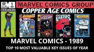 COPPER AGE Marvel Comics 1989 Top 10 Most Valuable key issues comic book investing Venom McFarlane