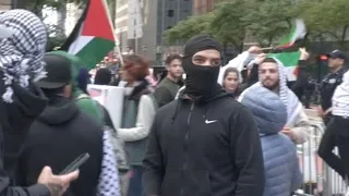 Arrests Made at Free Palestine Rally after Hamas Attacked Israel / Times Square NYC 10.8.23