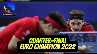 Quarter Final - Boll Timo GER vs Qiu Dang GER | Euro Champion 2022