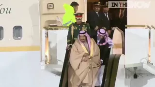 Позор! Первое что увидел король Саудии в России, это поломанный эскалатор
