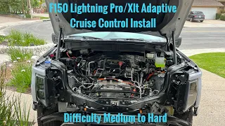 F150 Lightning EV Pro/Xlt Adaptive Cruise Control Install.