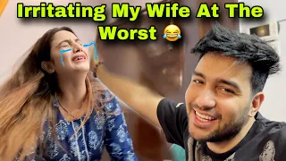 STOPPING my WIFE to do MAKEUP💄|| IRRITATING PRANK