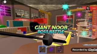 Survive The Disasters 2: Giant Noob Boss Fight (No Hit)