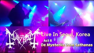 Mayhem - Live In Seoul, Korea 3 Feb 2023. Act II De Mysteriis Dom Sathanas.