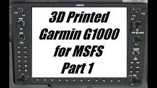 Building a Garmin G1000 for my Home Simulator - Part 1