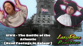 HISTORY FANS REACT TO WW2 - THE BATTLE OF THE ATLANTIC [REAL FOOTAGE IN COLOUR]