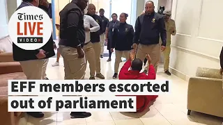 EFF members thrown out of parliament (again)