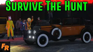 Gta 5 Challenge - Survive The Hunt #39 - Get To The Chopper!