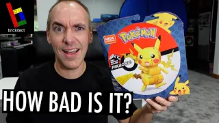 HOW BAD IS IT? Mega Construx Pokemon Pikachu