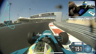 NEW #yasmarinacircuit Single Seater F3000 GP Lap Around Shibin Yousaf,  0tyre left Lost turn15