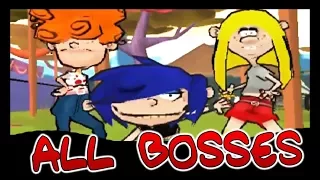 Ed, Edd n Eddy: The Mis-Edventures All Bosses | Boss Fights  (PS2, Xbox, Gamecube, PC)