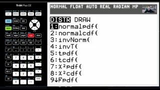 TI-84 CE Tutorial 44 Calculating Probabilities of a Normal Distribution with Z-Scores