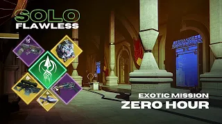 Solo Flawless Exotic Mission "Zero Hour" on Strand Hunter - Season of the Wish - Destiny 2