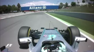 Spanish GP 2016 F1 Hamilton & Rosberg massive crash Analysis: Who's to blame