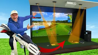 I Got The WORLD'S BEST Golf Simulator... THIS IS CRAZY!!!