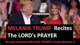 The First Lady of USA Recites The Lord's Prayer on LIVE TV !