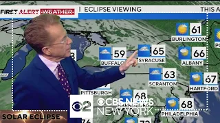 First Alert Weather: Monday's eclipse forecast in New York