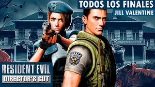 RESIDENT EVIL DIRECTOR'S CUT 1996 (PSX) /EN ESPAÑOL | TODOS LOS FINALES | JILL VALENTINE