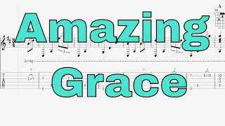 Amazing Grace, fingerstyle - INTERACTIVE GUITAR TABS