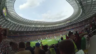 Робби Уильямс спел на открытии чемпионата мира по футболу в России.