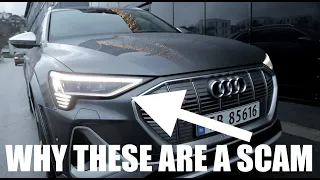 Why Audi E-Tron's Matrix LED Head Lights Are A SCAM