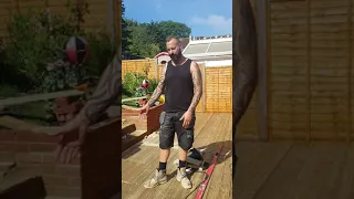 covering a man hole with decking