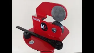 Como hacer una cortadora de chapa rotativa /rotary blade cutter.