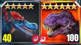 SPINOSAURUS Vs OMEGA 09 - Jurassic World The Game