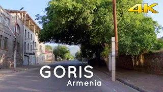 Driving in Goris, a beautiful city at the south of Armenia. 4K 60fps