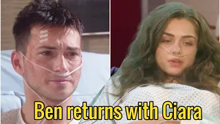 Today's BIG SHOCKING NEWS: Ben is back with Ciara Days of our lives spoilers on Peacock