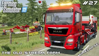 Demoing new PÖTTINGER windrow and baler | The Old Stream Farm | Farming Simulator 22 | Episode 27