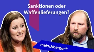 Was tun gegen Putin? Janine Wissler und Anton Hofreiter im Gespräch | maischberger