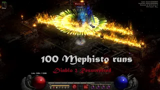 Diablo 2 Resurrected - 100 Mephisto runs drop (100 забегов на Мефисто)