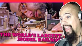 American reacts To Miniatur Wunderland OFFICIAL VIDEO "world’s largest model railway railroad"