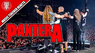 Music Teacher Reacts: PANTERA - Cowboys From Hell (Live)