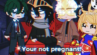 I'm pregnant || Meme || MHA