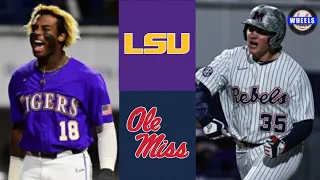 #1 LSU vs Ole Miss Highlights | 2023 College Baseball Highlights