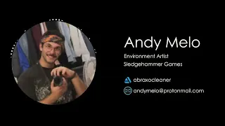 Interviewing Andy Melo - Environment Artist