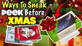 Genius Ways To Sneak a Peek at Your Christmas Presents Before Xmas Without Getting Caught